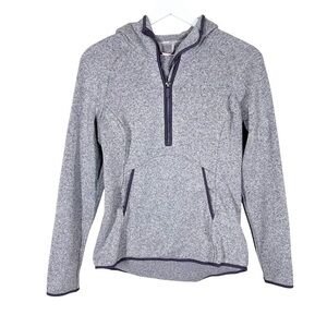 Lululemon Fleece & Thank You Pullover Womens Size 8 Heathered Smoky Blush Hooded